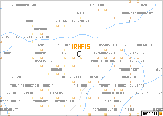 map of Irhfis