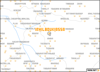 map of Irhil Bou Kiassa