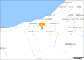 map of Iria