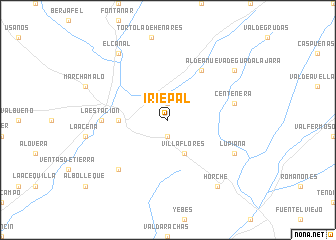 map of Iriépal