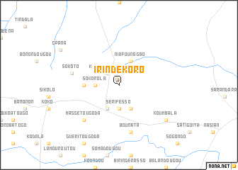 map of Irindékoro