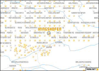 map of Iringshofen