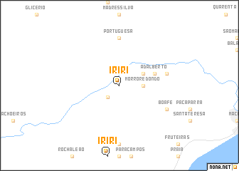map of Iriri