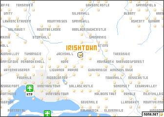 map of Irish Town