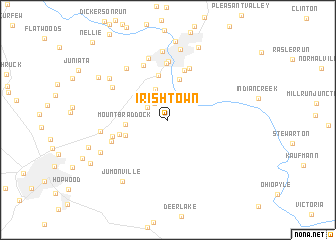 map of Irishtown