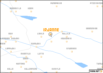 map of Irjanne