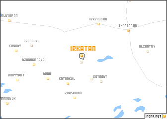 map of Irkatan