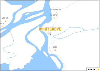 map of Irkutskoye