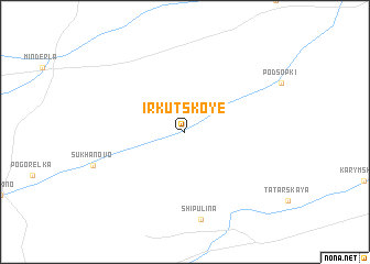 map of Irkutskoye