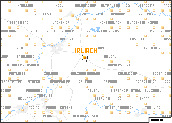 map of Irlach