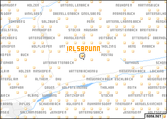 map of Irlsbrunn