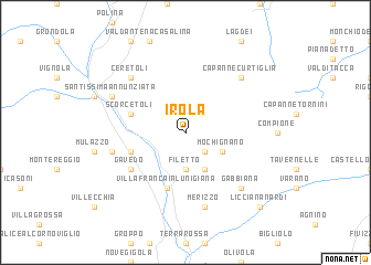 map of Irola