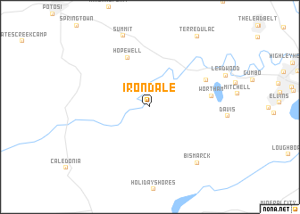 map of Irondale