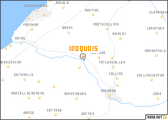 map of Iroquois