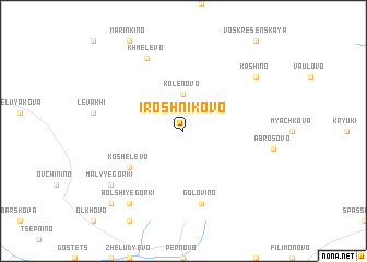 map of Iroshnikovo