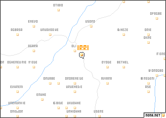 map of Irri