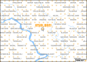 map of Irsālbāri