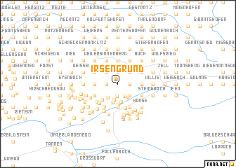 map of Irsengrund