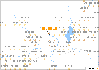 map of Iruñela