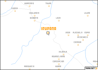 map of Irupana