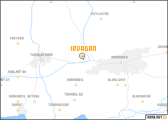 map of Irvadan