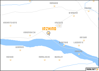 map of Irzhino