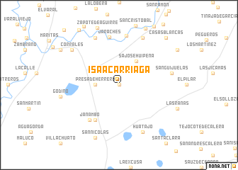 map of Isaac Arriaga