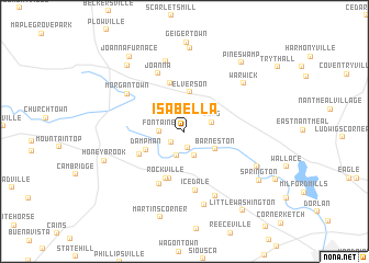 map of Isabella