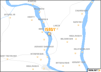 map of Isady