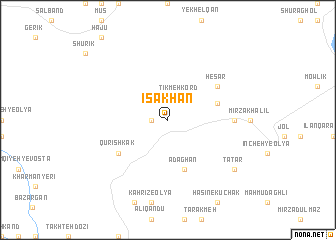 map of ‘Īsākhān