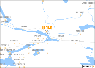 map of Isala