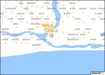 map of Isalu