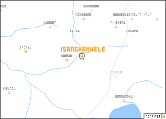 map of Isanghamwele