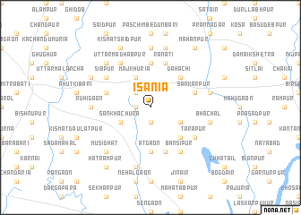 map of Isānia