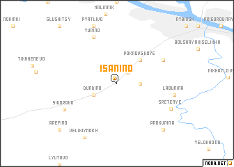 map of Isanino