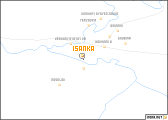 map of Isanka