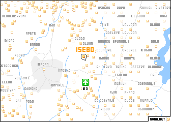 map of Isebo