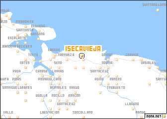 map of Iseca Vieja