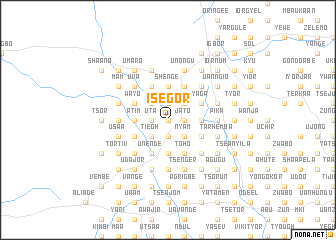 map of Isegor