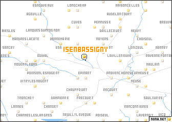 map of Is-en-Bassigny