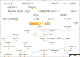 map of Isenschnibbe