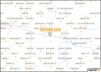 map of Iserbegka