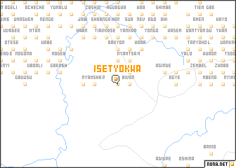 map of Isetyokwa