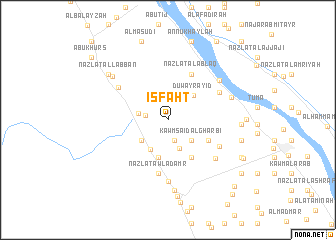 map of Isfaḩt