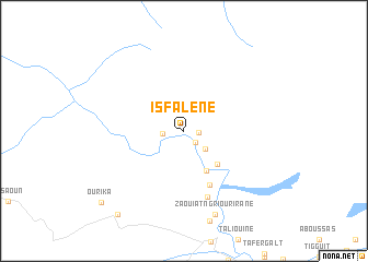 map of Isfalene