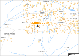 map of Isgandarpur