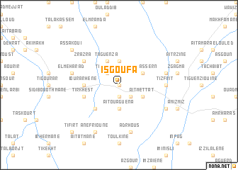 map of Isgoufa