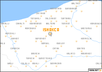 map of İshakça