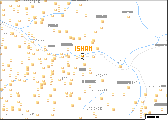 map of Īsham