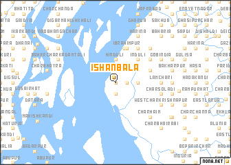 map of Ishānbāla